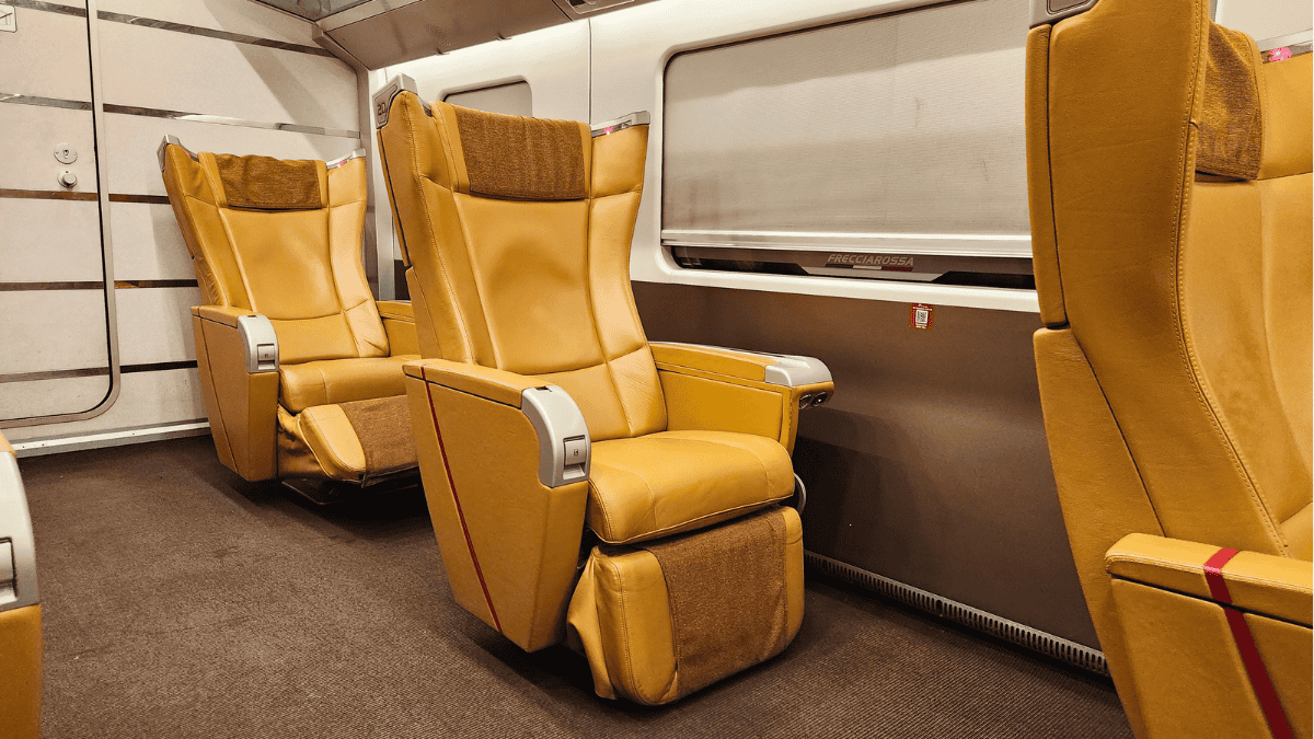 Executive Class Train Trenitalia in Italy