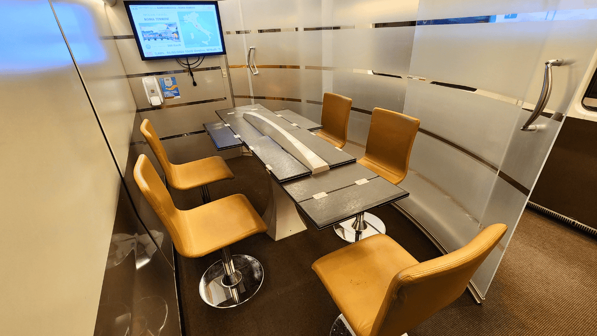 Conference Room in Executive Class train