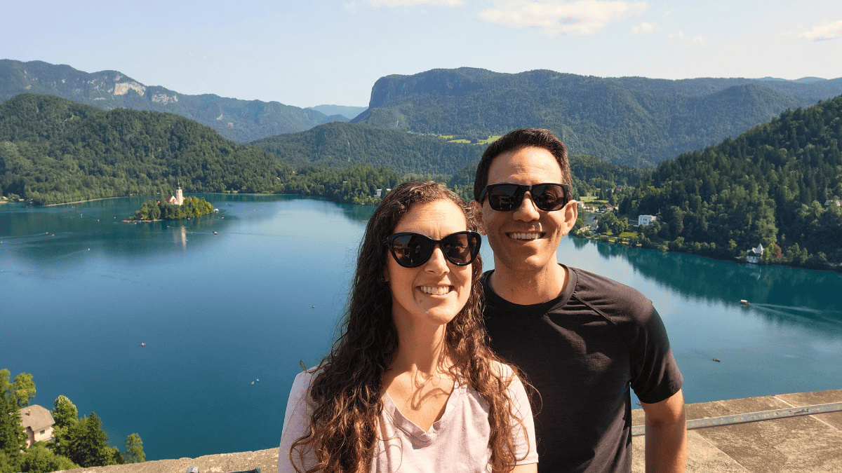 Sam and Chris - Lake Bled Slovenia